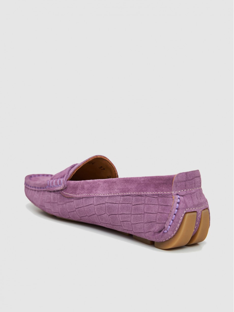 Loafers γυναικεία μωβ