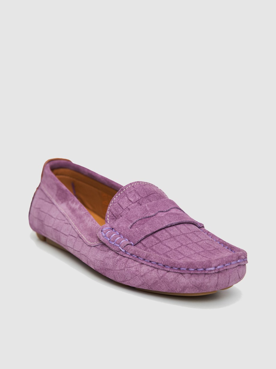 Loafers γυναικεία μωβ