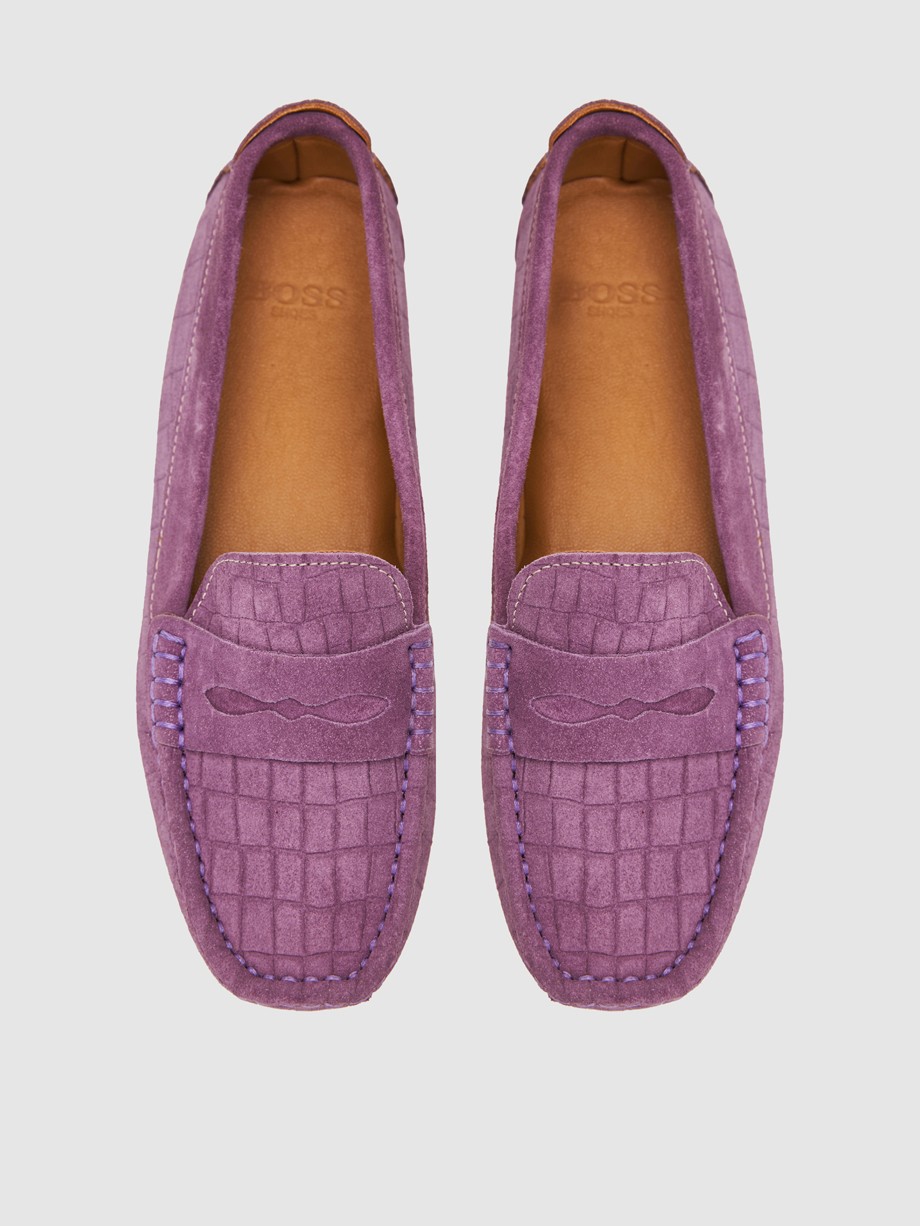 Loafers γυναικεία μωβ