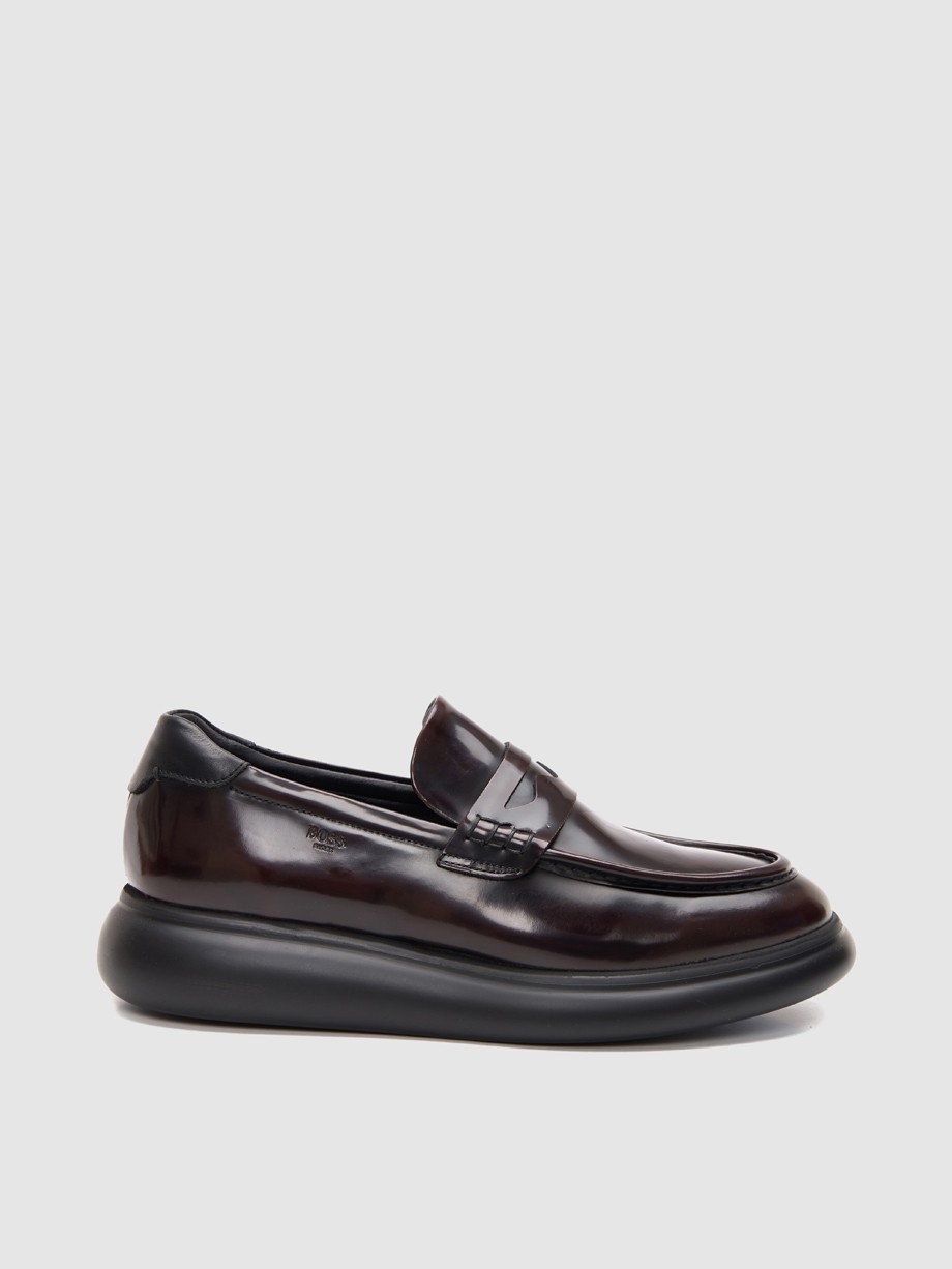 Loafers ανδρικά μπορντώ