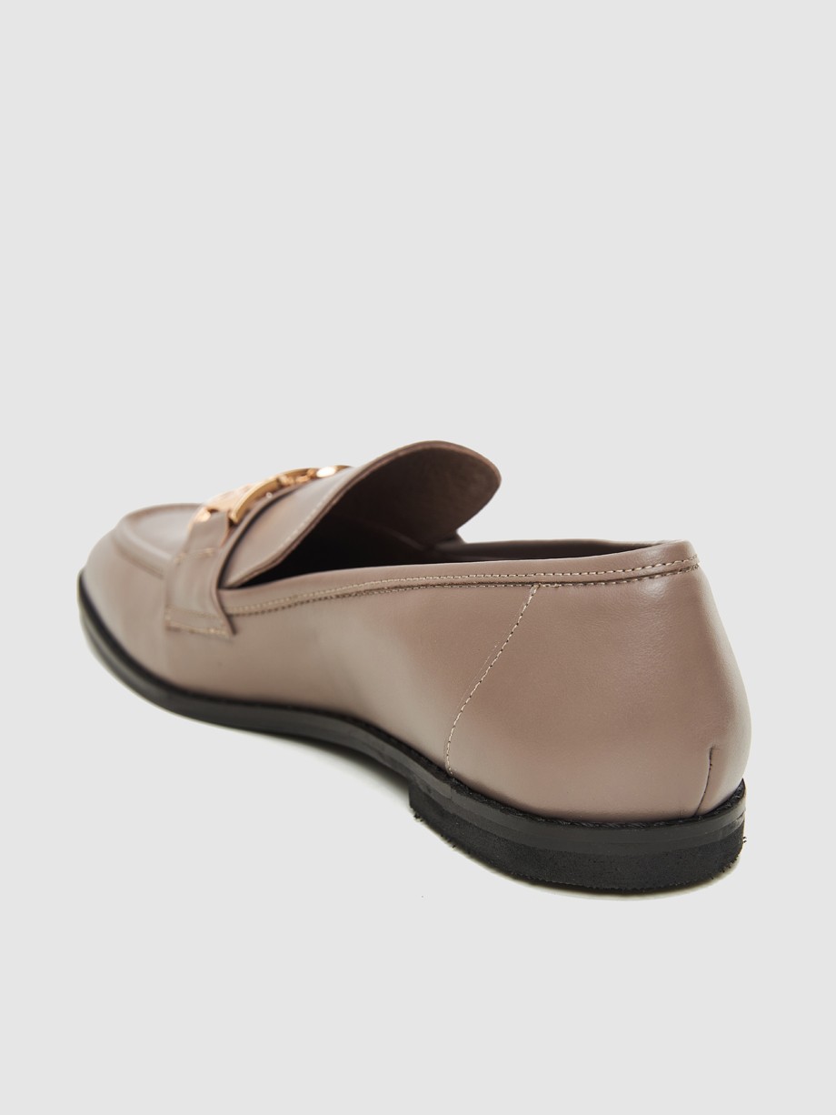 Loafers γυναικεία μπεζ