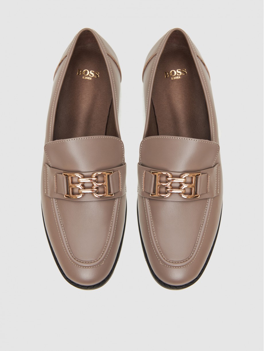 Loafers γυναικεία μπεζ